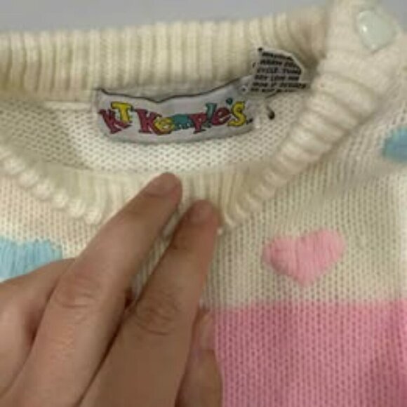 Vintage KT Kemples girls size 5 sweater - Picture 2 of 3